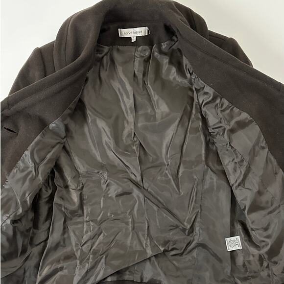Harve Benard Vintage Coat Blazer Wool Cashmere Brown Size 8 Old Money Luxury - Picture 12 of 14